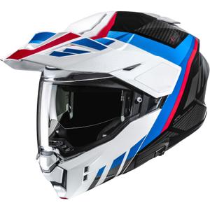 Motorrad-Klapphelm HJC i80 Imes MC21 schwarz-weiß-blau-rot