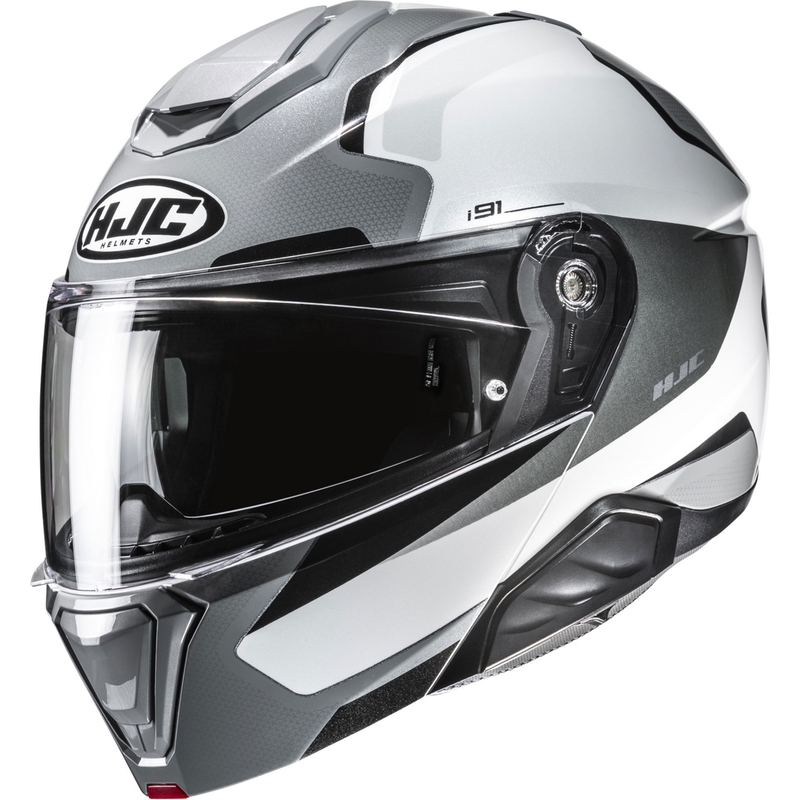 Klapphelm Motorrad HJC i91 Felio MC5 grau-weiß