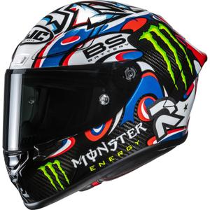 Integrierter Motorradhelm HJC RPHA 1 V2 CARBON Quartararo Le Mans III MC25 mehrfarbig