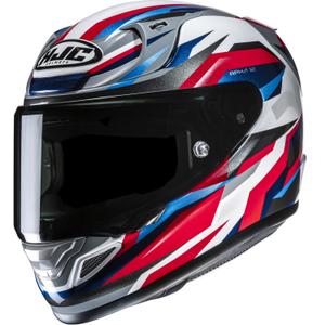 Integralhelm Motorrad HJC RPHA 12 Dravix MC21 weiß-schwarz-blau-rot