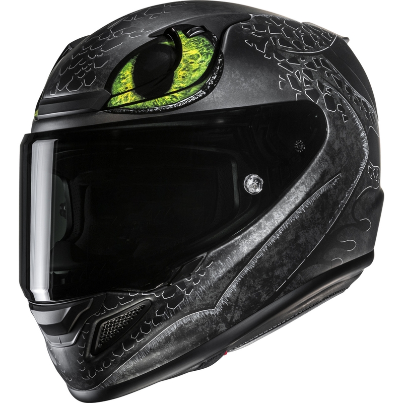 Integralhelm HJC RPHA 12 Toothless II Universal MC4SF schwarz