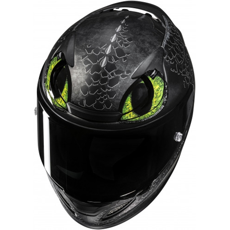 Integralhelm HJC RPHA 12 Toothless II Universal MC4SF schwarz