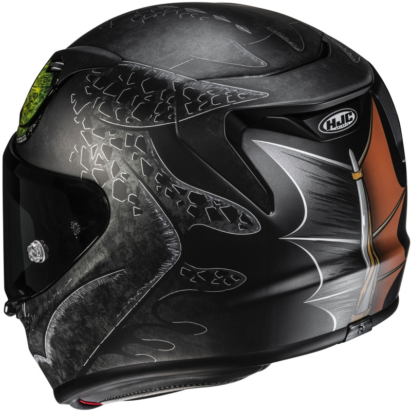 Integralhelm HJC RPHA 12 Toothless II Universal MC4SF schwarz