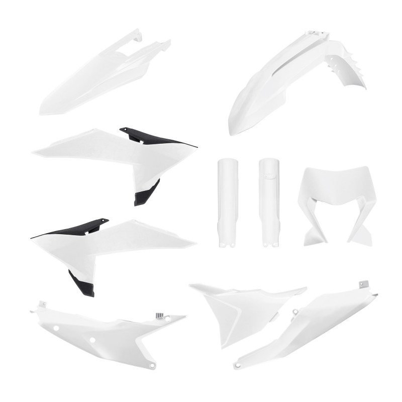 Satz Kunststoffteile POLISPORT weiß