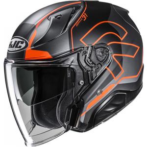 Jet-Motorradhelm RPHA 31 Dereen MC6HSF schwarz-grau-orange