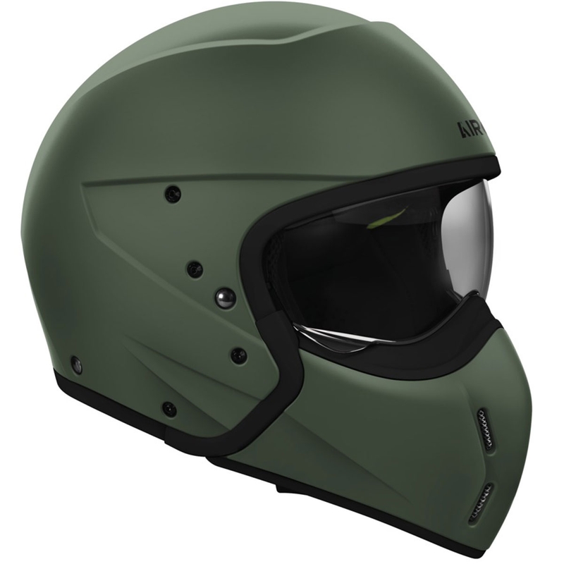 Modularer Motorradhelm Airoh J110 Farbe mattes Khaki