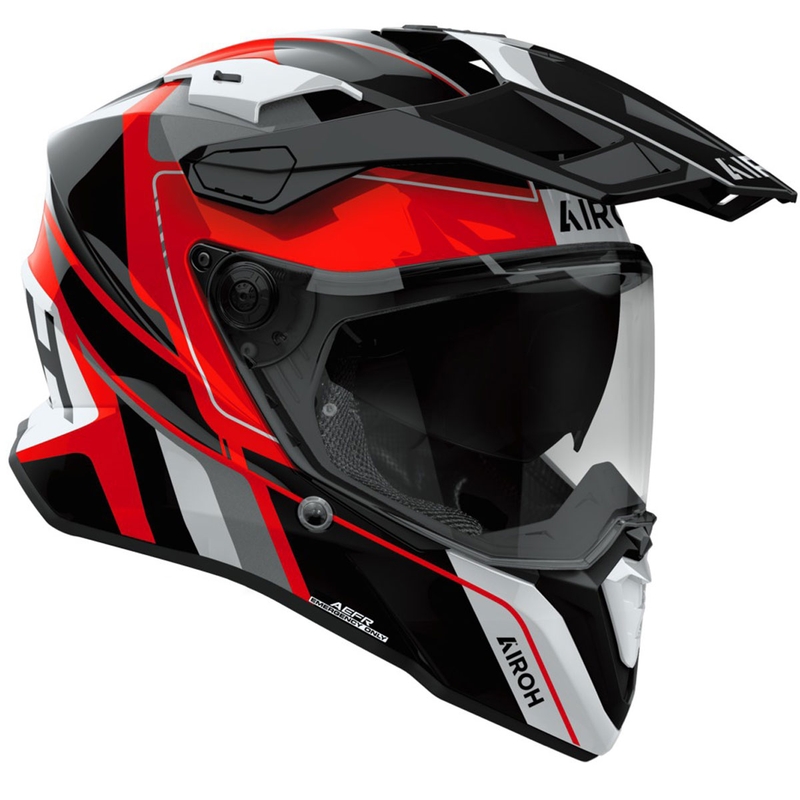 Endurohelm Airoh Commander 2 Skip glänzend rot
