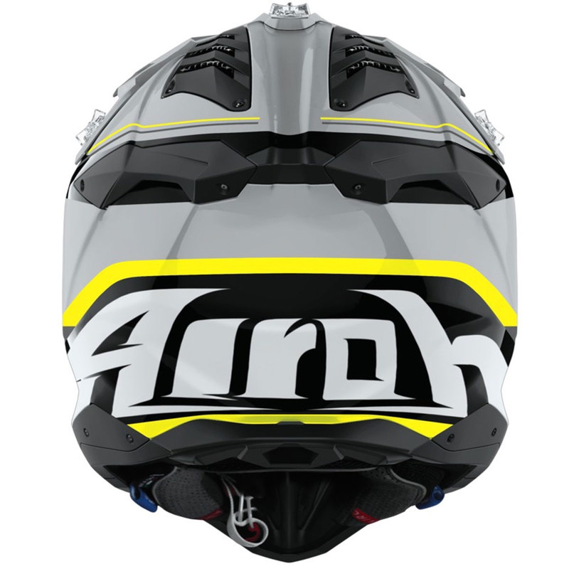Airoh Aviator 3 Leader Motocrosshelm glänzend gelb