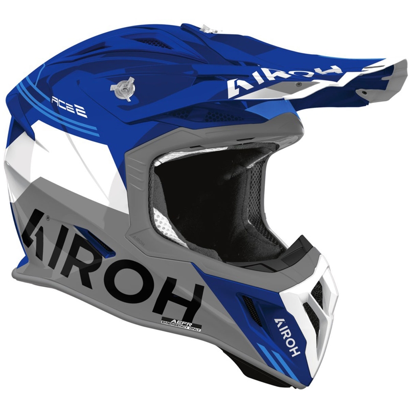 Airoh Aviator ACE 2 Fury Motocrosshelm glänzend blau