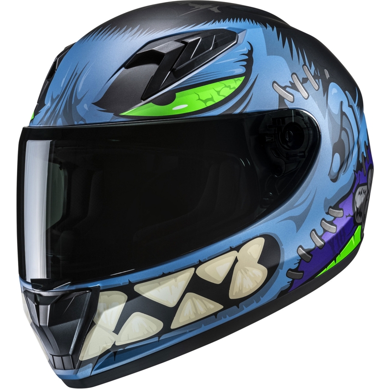 HJC Y10 Frank MC2SF Kinder-Integralhelm, blau-schwarz