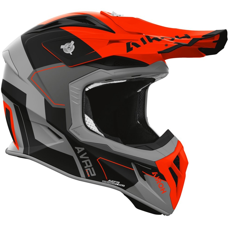 Motocross-Helm Airoh Aviator ACE 2 Shield matt orange