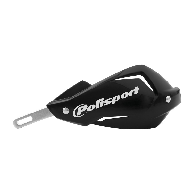 Handguard POLISPORT FWA - TOUQUET with universal handlebar mounting kit schwarz
