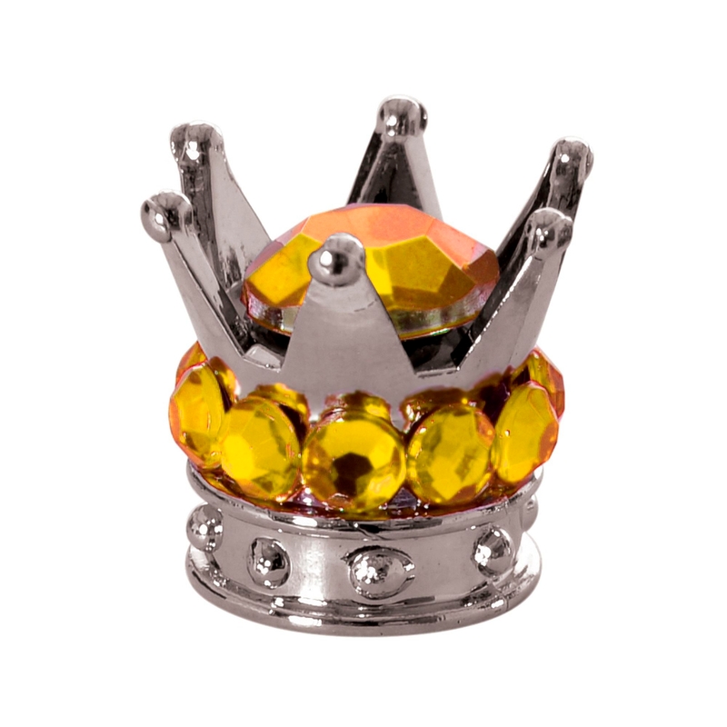 Oxford Crown Ventilkappen silber und gold
