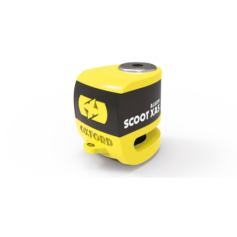 Oxford Scoot XA5 Scheibenbremsschloss gelb-schwarz