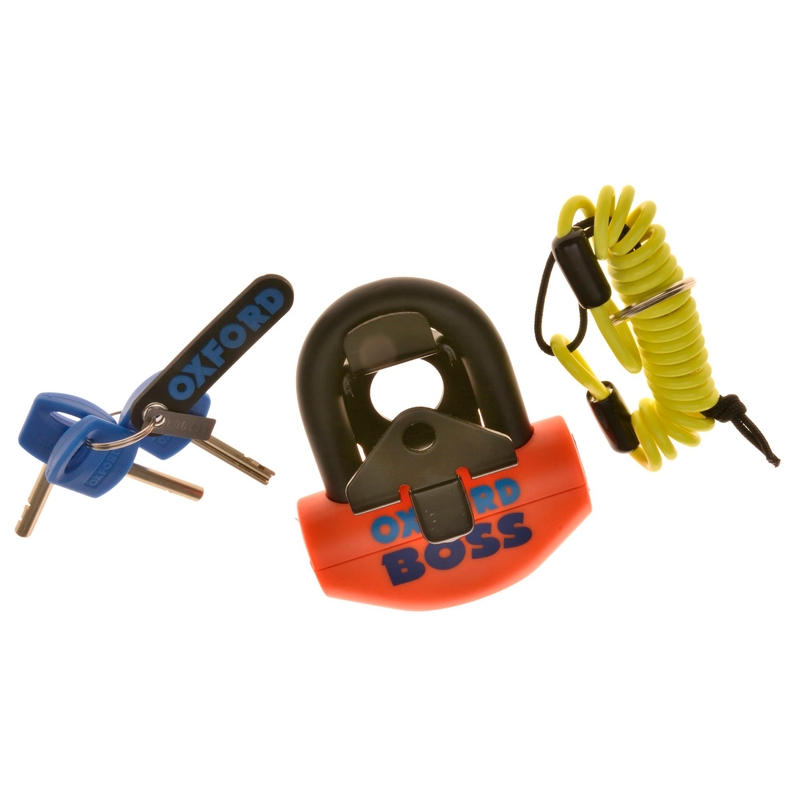 Schloss Oxford Boss U-Profil orange-schwarz 12,7 mm