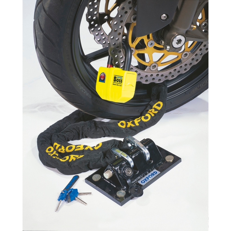 Scheibenbremsschloss Oxford Big Boss Alarm 16 mm