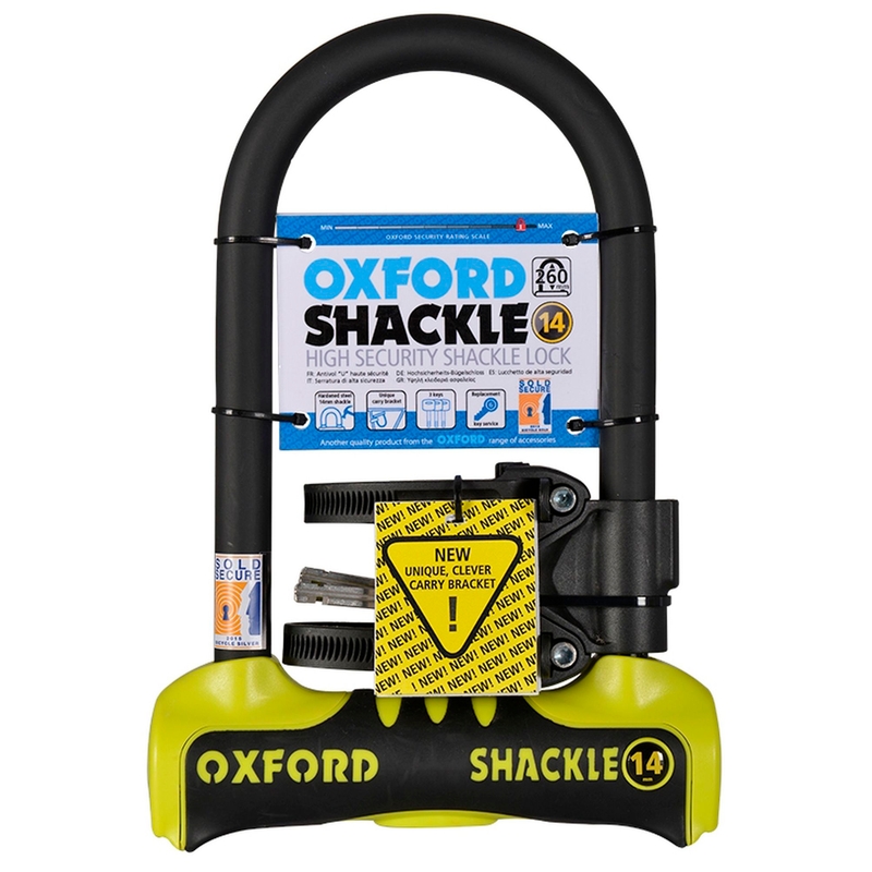 Oxford U-Profil Schäkel 14 gelb-schwarz
