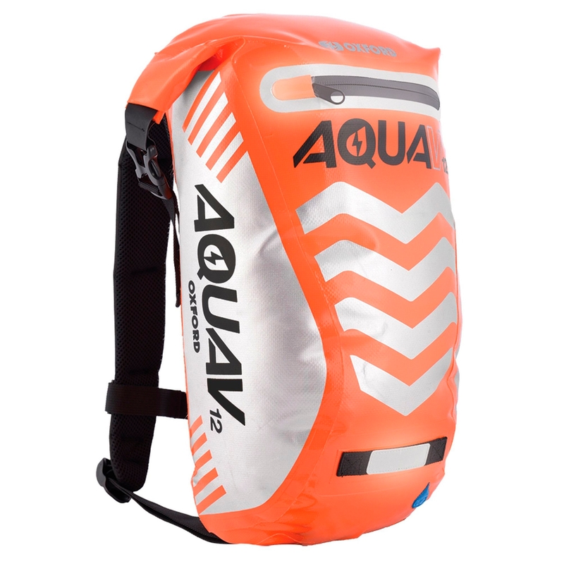 Wasserdichter Rucksack Oxford Aqua V12 Extreme Sichtbarkeit fluo orange