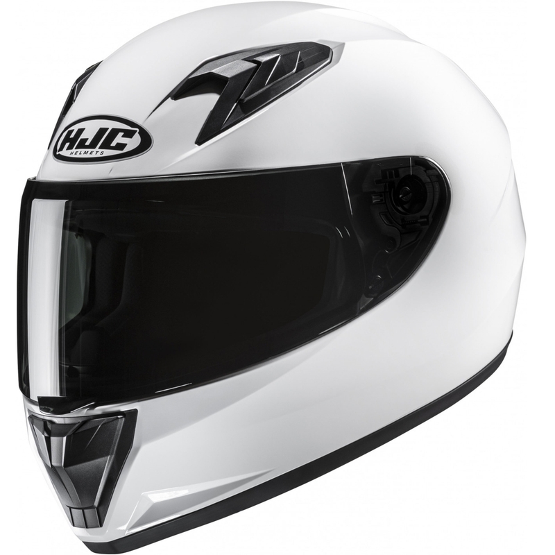 Kinder-Integralhelm für Motorräder HJC Y10 Solid Pearl White