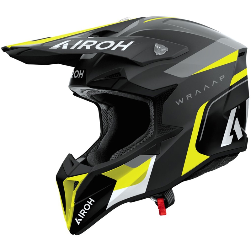 Airoh Wraaap Conquer Motocrosshelm mattgelb