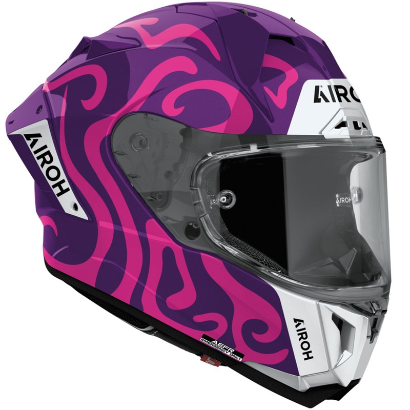 Airoh GP800 Swain Integralhelm Motorrad glänzend lila