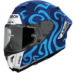 Airoh GP800 Swain Integralhelm Motorrad glänzend blau