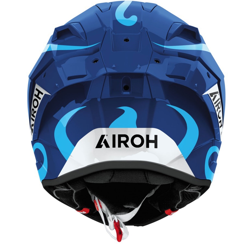 Airoh GP800 Swain Integralhelm Motorrad glänzend blau