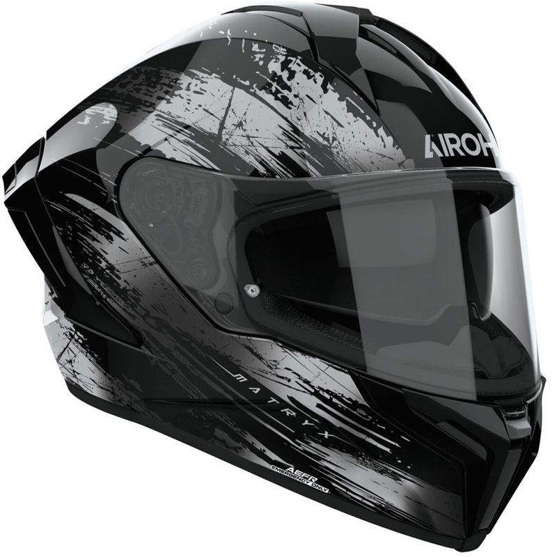 Airoh MATRYX Reflex Integralhelm Motorrad glänzend grau