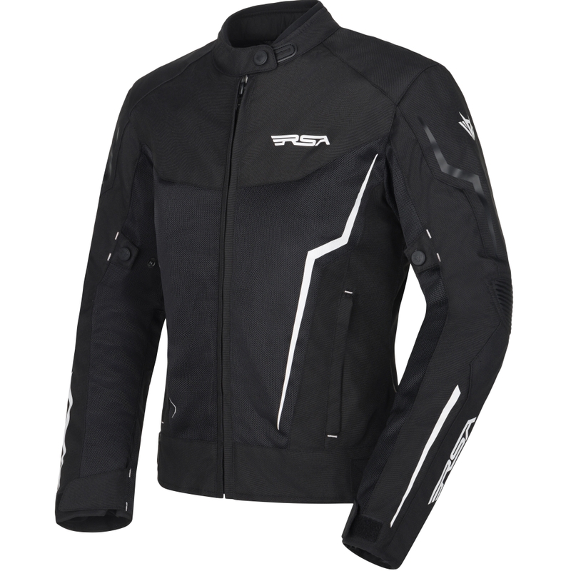RSA Bolt Damen Motorradjacke schwarz-weiß
