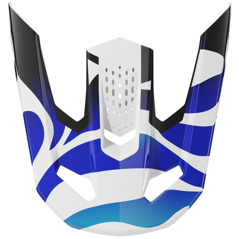 Visier für Shot Speed Ghost Helme glänzend blau
