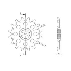 Ritzel SUPERSPROX STEALTH CST-1577:15.2 15T, 520