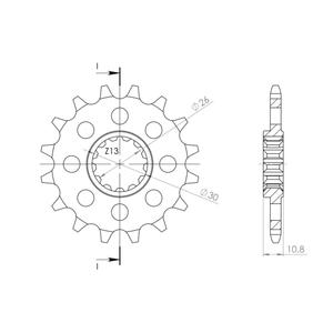 Ritzel SUPERSPROX STEALTH CST-1579:16.2 16T, 520