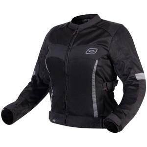 Damen Motorradjacke Ozone Dart schwarz