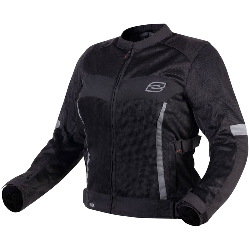 Damen Motorradjacke Ozone Dart schwarz