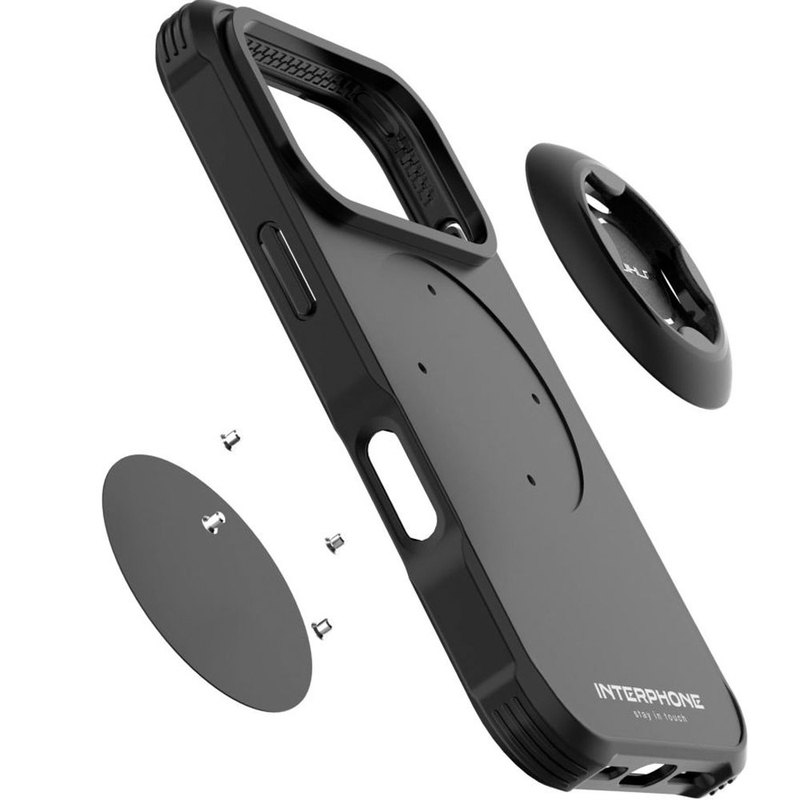Interphone QUIKLOX Tetraforce-Apple iPhone 17 Pro Handyhülle schwarz