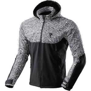 Rebelhorn Slash Noriaki Softshell-Motorradjacke schwarz-weiß