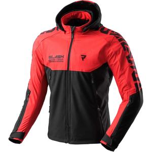 Rebelhorn Slash Motorrad-Softshelljacke schwarz-rot