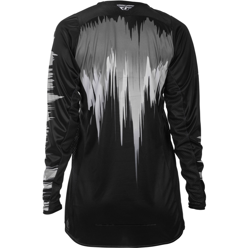Damen Motocross-Trikot FLY Racing Lite schwarz-grau-weiß