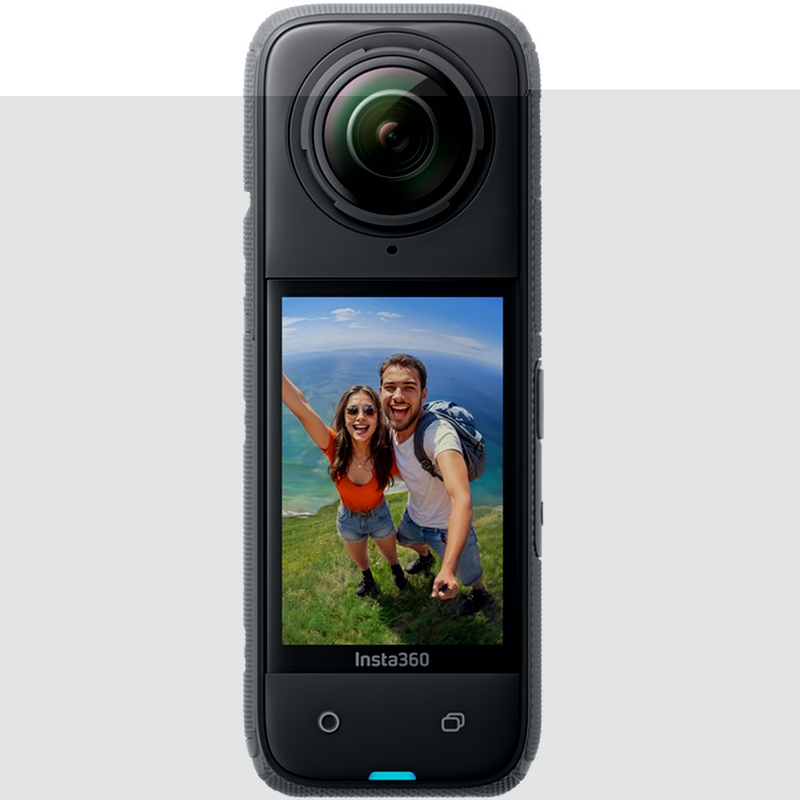 Insta360 X4 Motorrad-Bundle-Actionkamera Schwarz