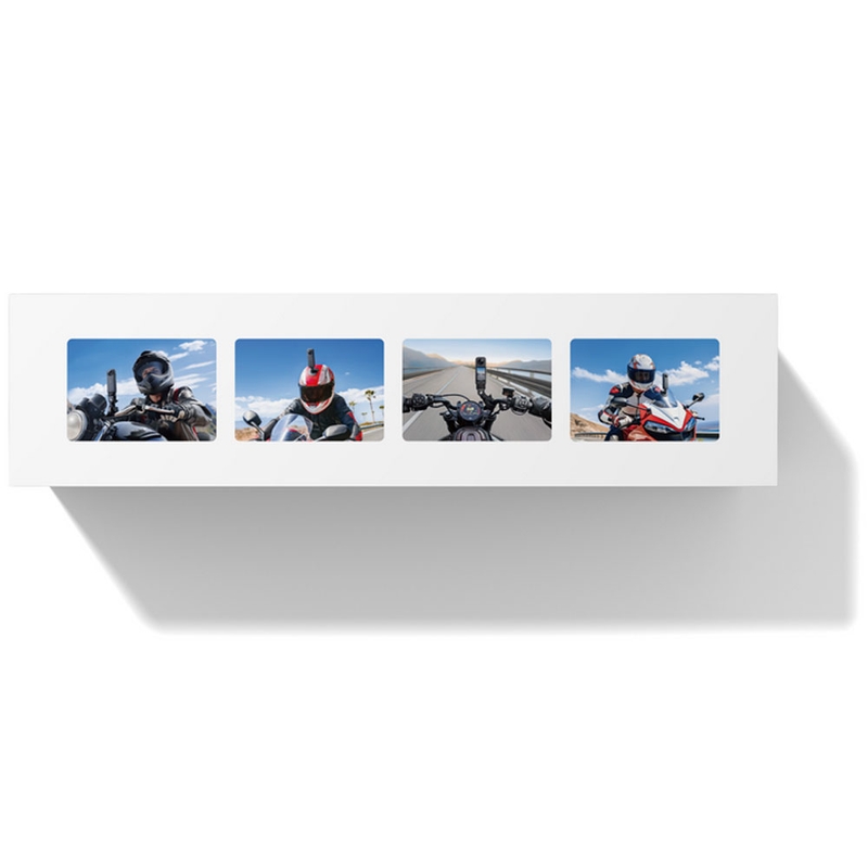 Insta360 X4 Motorrad-Bundle-Actionkamera Schwarz