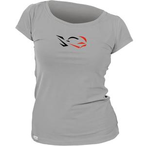 Damen Funktions-T-Shirt nanosilver® RIDE grau
