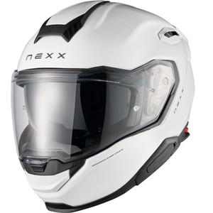 Nexx X.TR Plain Integralhelm Motorrad Weiß