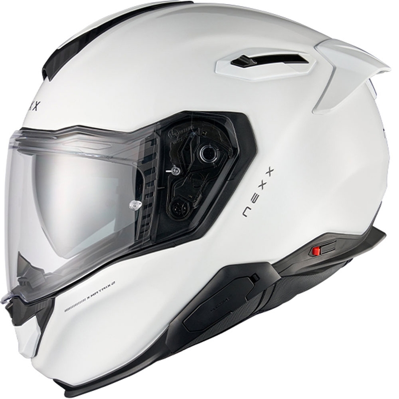 Nexx X.TR Plain Integralhelm Motorrad Weiß