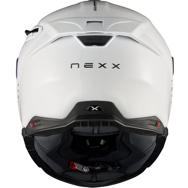 Nexx X.TR Plain Integralhelm Motorrad Weiß