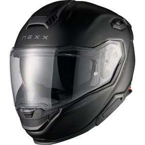 Nexx X.TR Plain Integralhelm für Motorrad, mattschwarz