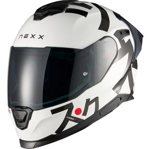 Integralhelm Motorrad Nexx Y.100R Nippon weiß