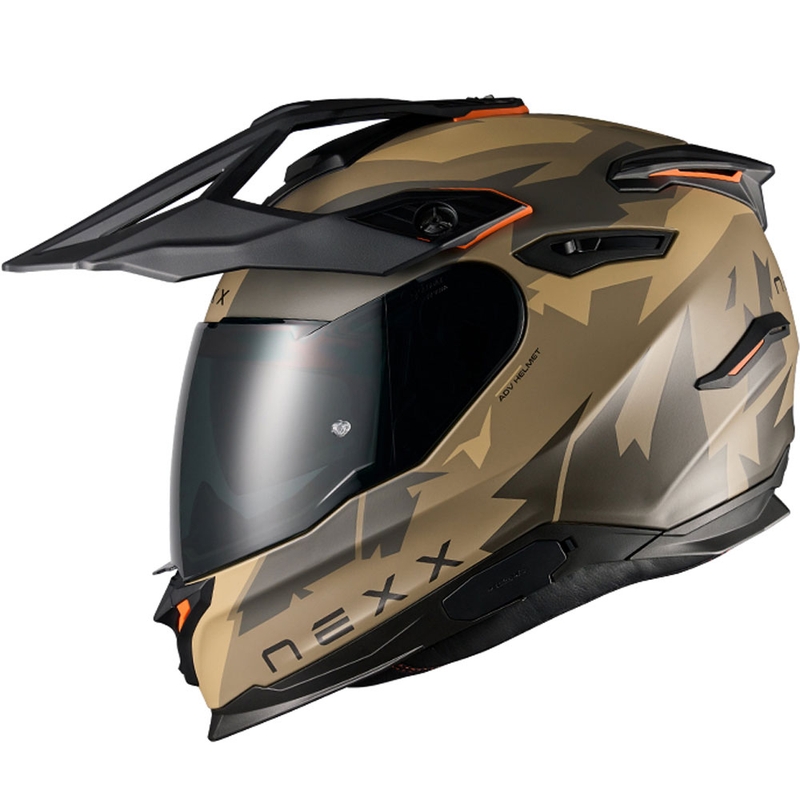 Enduro-Motorradhelm NEXX Y.TRAVL Primal matt sandgrau