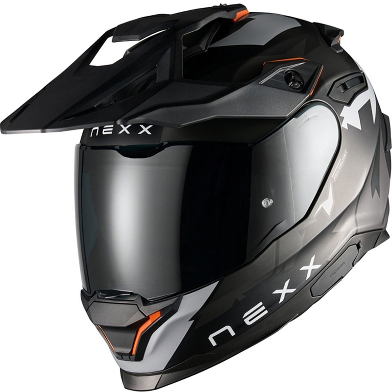 Enduro Motorradhelm NEXX Y.TRAVL Primal matt schwarz-grau