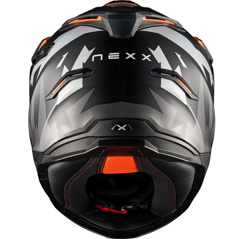 Enduro Motorradhelm NEXX Y.TRAVL Primal matt schwarz-grau