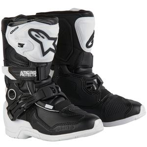 Motorradstiefel Alpinestars Tech 3S Kinder Weiß-Schwarz